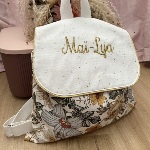 sac a dos personnalisable enfant tissus